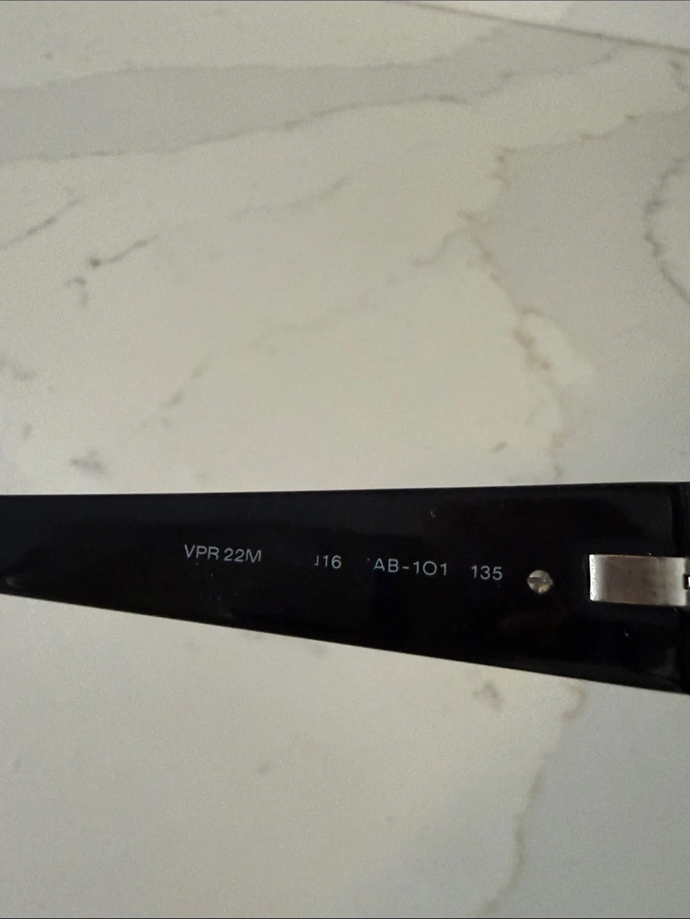 Prada Black Rectangular Glasses VPR 22M